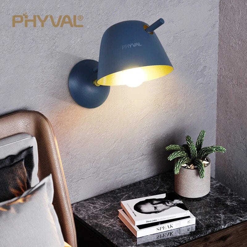 Applique murale LED Macaron Noir - Élégance pour le salon | Marco Lucetti