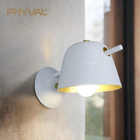 Applique murale LED Macaron Noir - Élégance pour le salon | Marco Lucetti