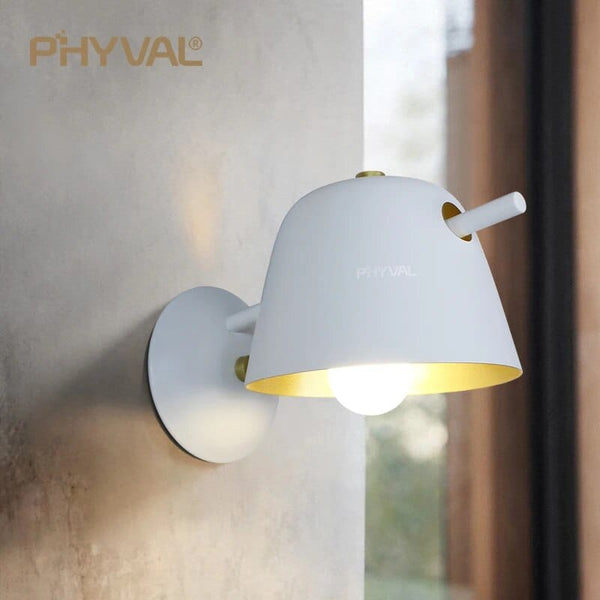 Applique murale LED Macaron Noir - Élégance pour le salon | Marco Lucetti