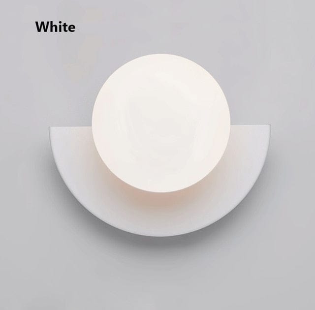 Applique murale LED Macaron Nordic | Marco Lucetti Blanc / Chaude
