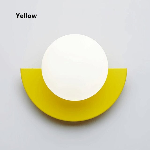 Applique murale LED Macaron Nordic | Marco Lucetti Jaune / Chaude