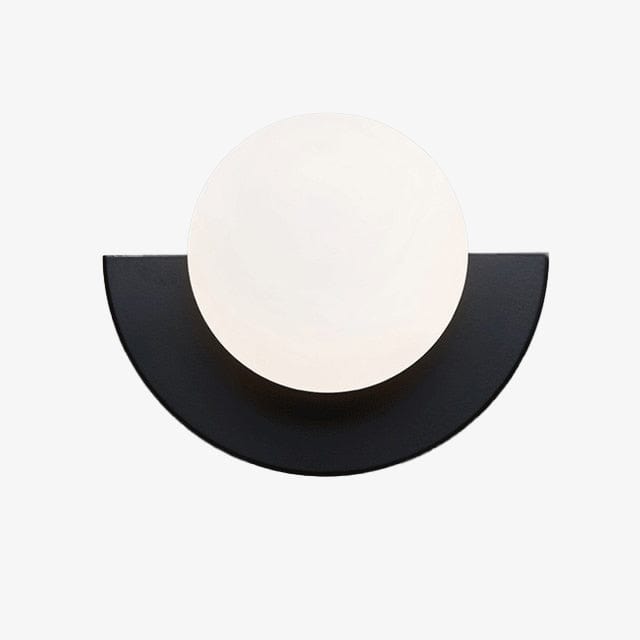 Applique murale LED Macaron Nordic | Marco Lucetti Noir / Chaude