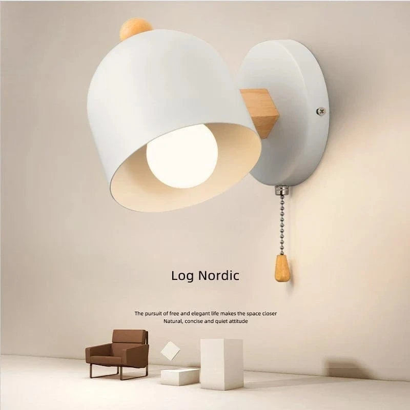 Applique Murale LED Macaron Nordique - Décoration Moderne avec Interrupteur | Marco Lucetti