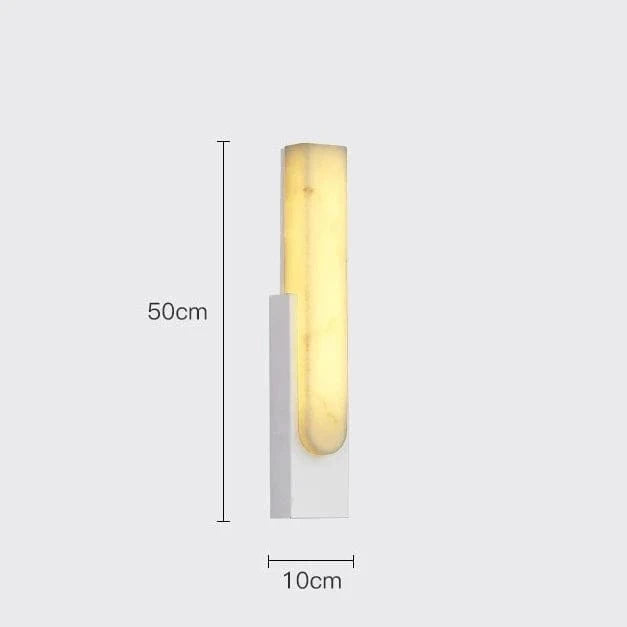 Applique murale LED Marbré. | Marco Lucetti Blanc / Lumière trichromatique