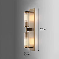 Applique murale LED minimaliste américaine de luxe, style post-moderne | Marco Lucetti 3 couleurs modifiables