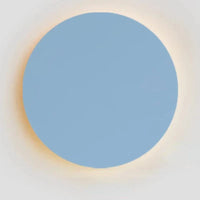 Applique murale LED minimaliste colorée pour maison et salon | Marco Lucetti Bleu / D50cm / Blanc froid (5 500-7 000 K).