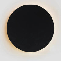 Applique murale LED minimaliste colorée pour maison et salon | Marco Lucetti Noir / D20cm / Blanc froid (5 500-7 000 K).