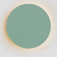 Applique murale LED minimaliste colorée pour maison et salon | Marco Lucetti Vert / D60cm / Blanc chaud (2700-3500K)