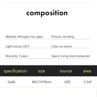 Applique murale LED minimaliste en fer | Marco Lucetti