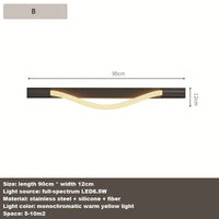 Applique Murale LED Minimaliste en Fibre Tissée Silicone Souple | Marco Lucetti