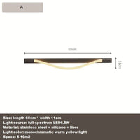 Applique Murale LED Minimaliste en Fibre Tissée Silicone Souple | Marco Lucetti