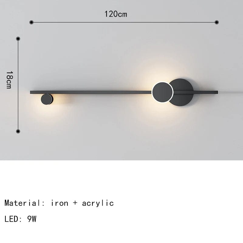 Applique murale led minimaliste en métal 3000k  | Marco Lucetti