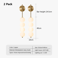 Applique murale LED minimaliste "La Gourde Lumineuse" | Marco Lucetti