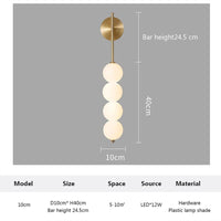 Applique murale LED minimaliste "La Gourde Lumineuse" | Marco Lucetti