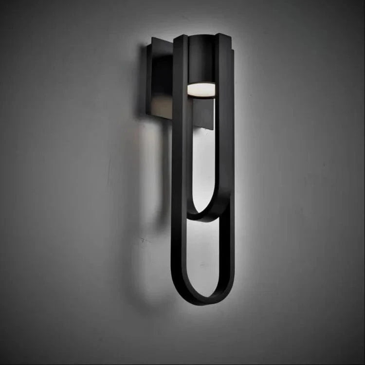 Applique murale LED minimaliste modernité. | Marco Lucetti Applique murale noire