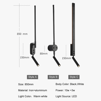 Applique Murale LED Minimaliste Nordique avec Interrupteur pour Lecture | Marco Lucetti