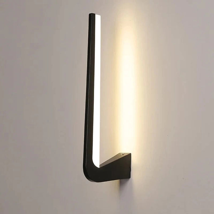 Applique murale LED minimaliste pour une décoration moderne de votre allée | Marco Lucetti Noir / CHINE / Blanc froid (5 500-7 000 K) | 6-10W