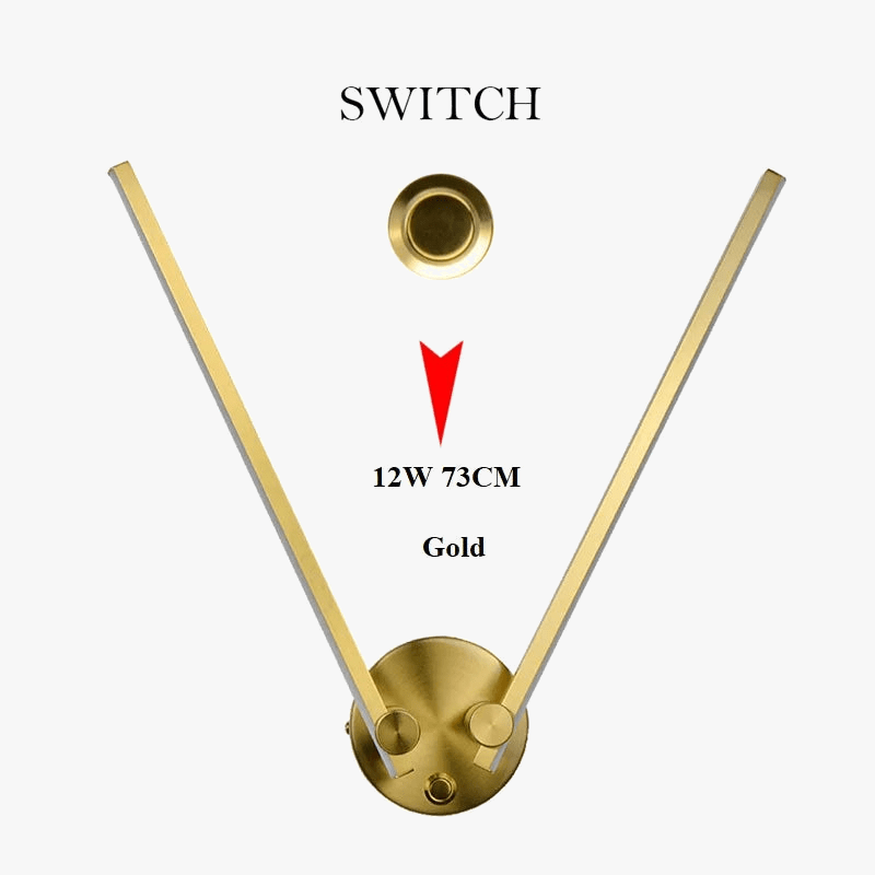 Applique Murale LED Minimaliste Rotative et Réglable à Volonté | Marco Lucetti