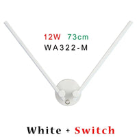 Applique Murale LED Minimaliste Rotative et Réglable à Volonté | Marco Lucetti WA322M-Interrupteur blanc / Naturel (4000K)