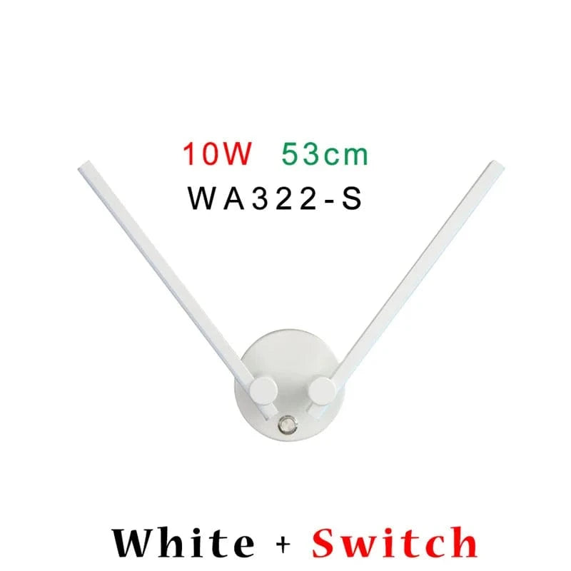 Applique Murale LED Minimaliste Rotative et Réglable à Volonté | Marco Lucetti WA322S-Interrupteur blanc / Naturel (4000K)