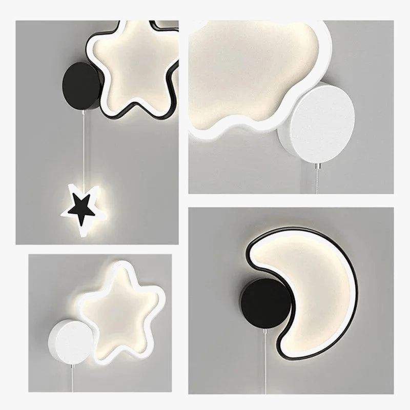 Applique murale LED Modern Acrylique Fer Chambre Enfants | Marco Lucetti