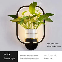 Applique Murale LED Modern Nordic Design | Marco Lucetti Carré noir / CHINE / Blanc chaud (2700-3500K) | 18W