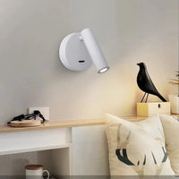 Applique murale LED moderne ajustable et pivotante pour la lecture. | Marco Lucetti