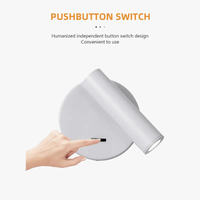 Applique murale LED moderne ajustable et pivotante pour la lecture. | Marco Lucetti