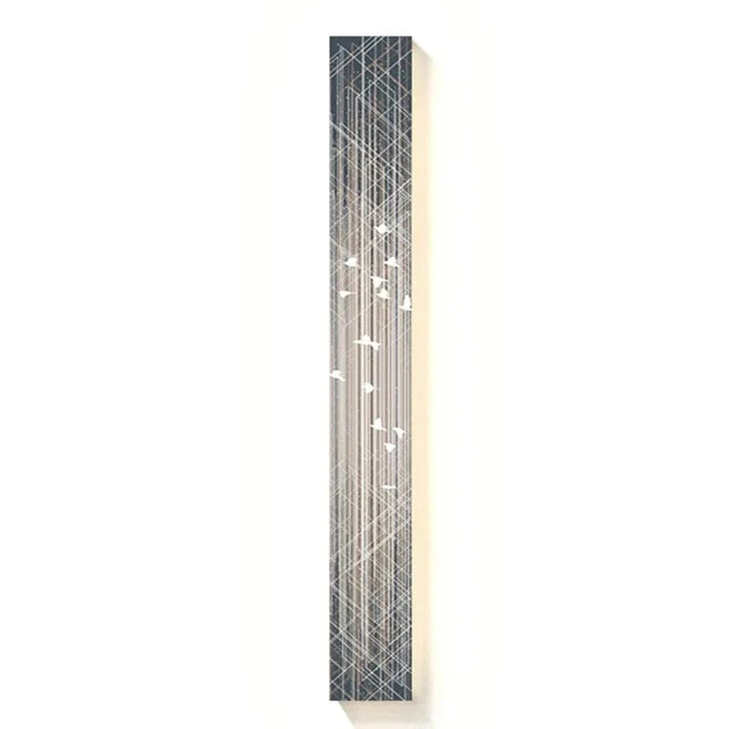 Applique murale LED moderne avec bande de décoration suspendue | Marco Lucetti C / Blanc chaud (2700-3500K)