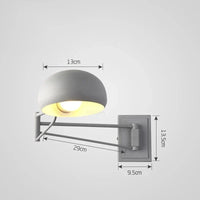 Applique murale LED moderne avec interrupteur - Luminove | Marco Lucetti Gris