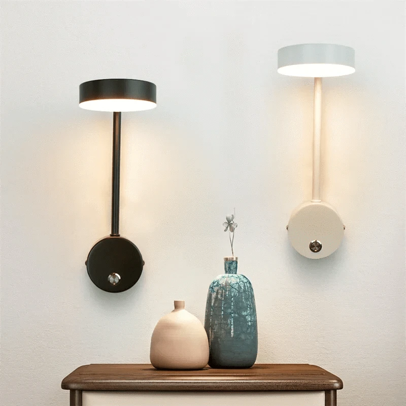 Applique murale LED moderne avec interrupteur rotatif - Collection Maison Élégance | Marco Lucetti