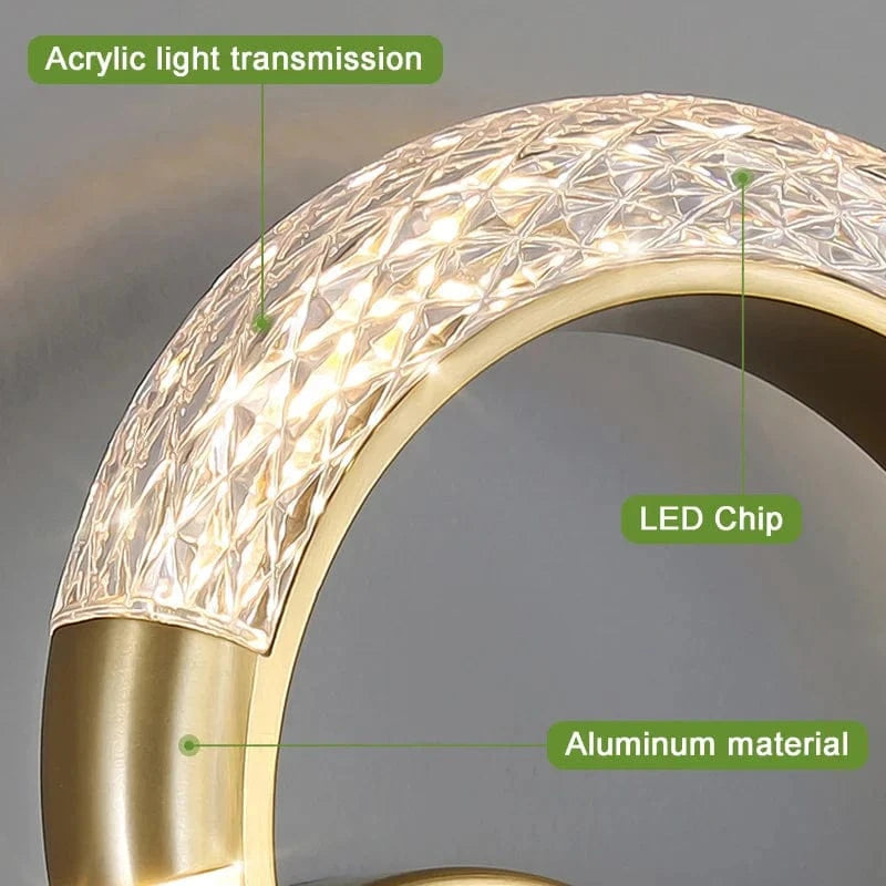 Applique murale LED moderne By Lumibright - Luminaire Décoratif d'Intérieur Créatif | Marco Lucetti