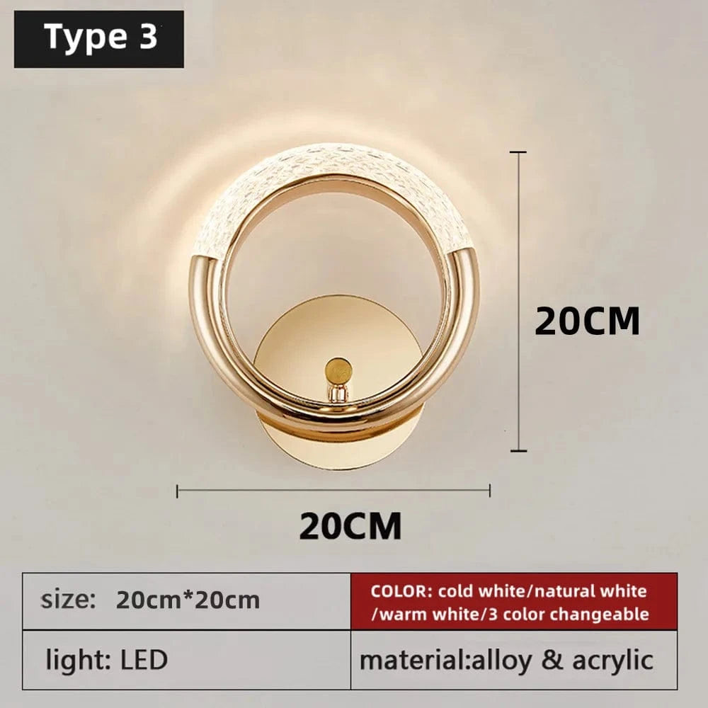 Applique murale LED moderne By Lumibright - Luminaire Décoratif d'Intérieur Créatif | Marco Lucetti Tapez 3 / Blanc naturel