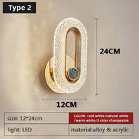 Applique murale LED moderne By Lumibright - Luminaire Décoratif d'Intérieur Créatif | Marco Lucetti Type 2 / Blanc naturel