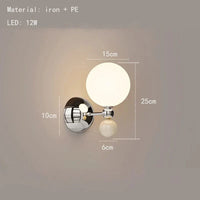 Applique Murale LED Moderne en Acrylique et Métal Chromé Revisité | Marco Lucetti B-1