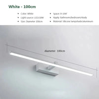 Applique murale LED moderne en aluminium de qualité | Marco Lucetti Blanc100 / Blanc froid 5 500 K.