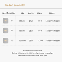 Applique murale LED moderne en Bois de Noyer Premium | Marco Lucetti