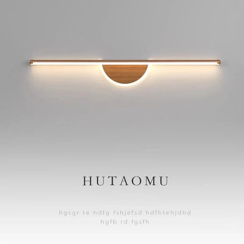 Applique murale LED moderne en Bois de Noyer Premium | Marco Lucetti