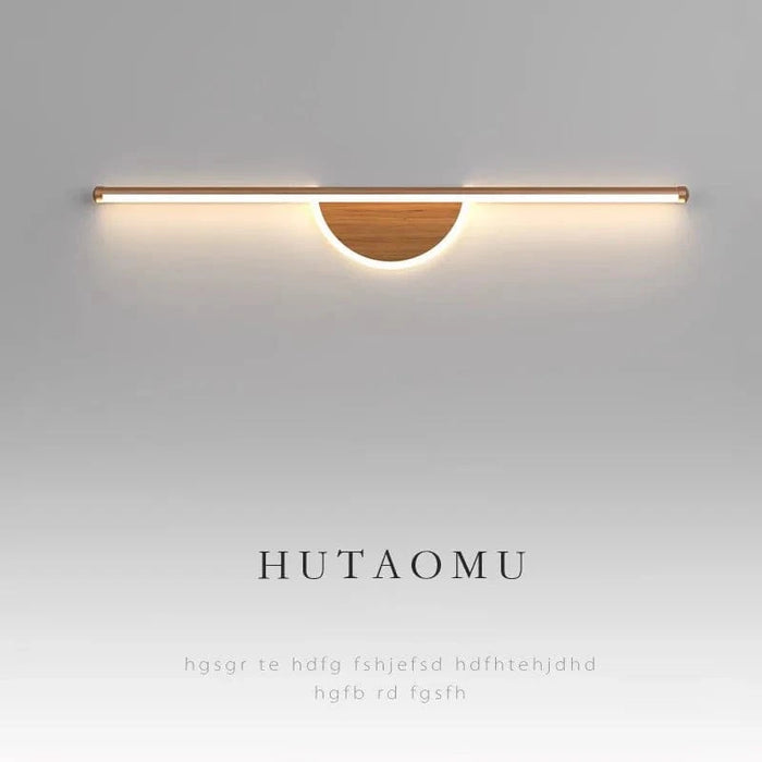 Applique murale LED moderne en Bois de Noyer Premium | Marco Lucetti