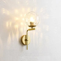 Applique murale LED moderne en boule de verre pour une décoration intérieure tendance | Marco Lucetti