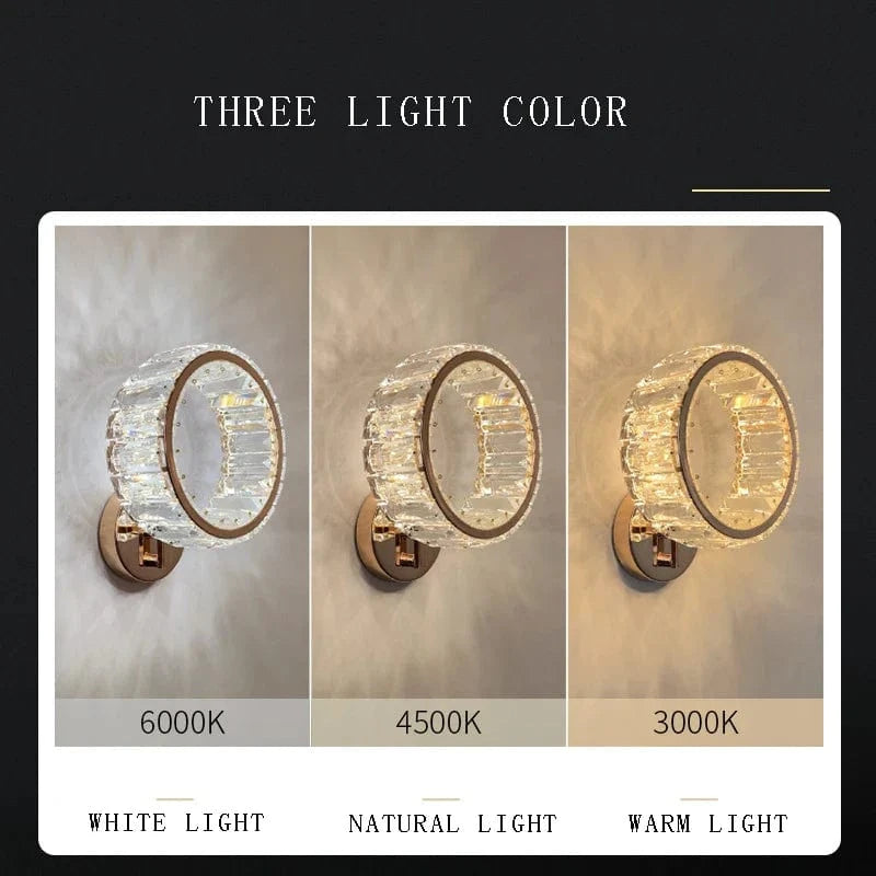 Applique Murale LED Moderne en Cristal de Luxe 2024 - Édition Exclusive | Marco Lucetti