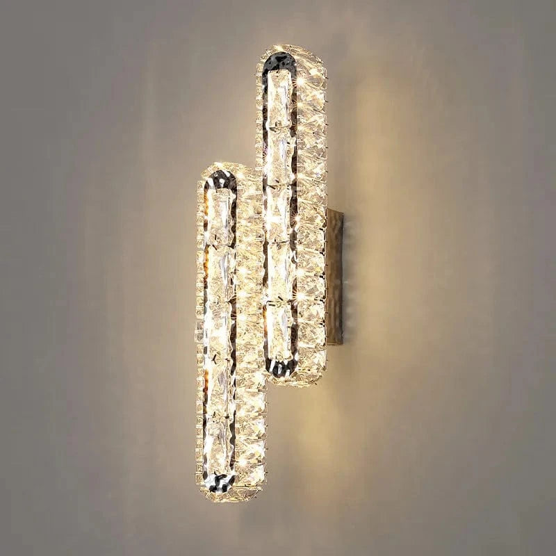 Applique Murale LED Moderne en Cristal Rectangulaire Nordique - Luminance Nordica | Marco Lucetti