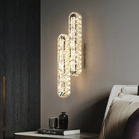 Applique Murale LED Moderne en Cristal Rectangulaire Nordique - Luminance Nordica | Marco Lucetti