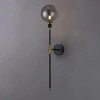 Applique Murale LED Moderne en Fer avec Boule de Verre Décorative - Luminairia | Marco Lucetti