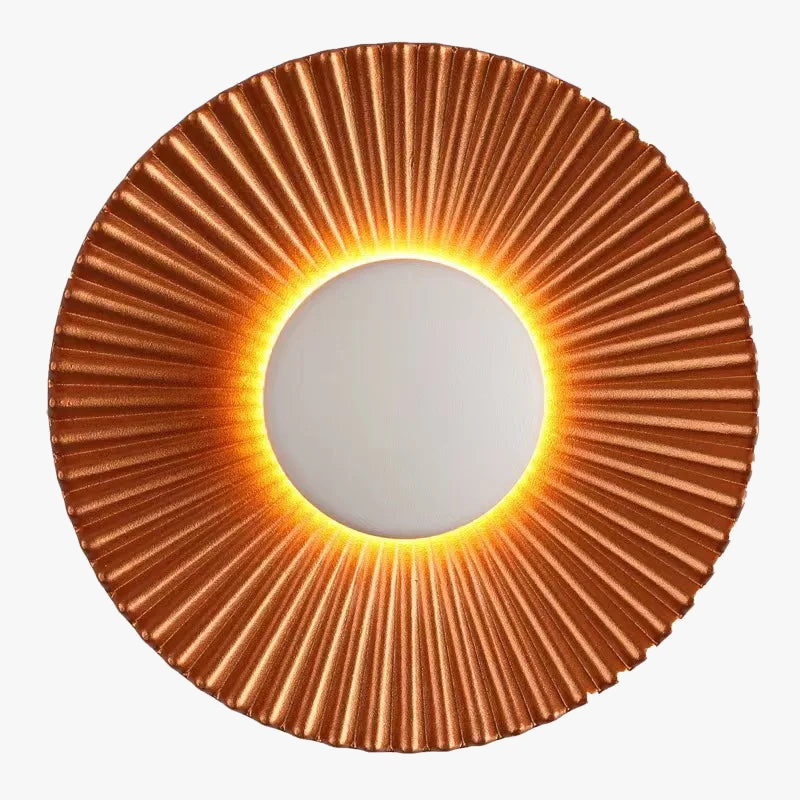 Applique murale LED Design en forme de disque pour le secteur hôtelier et de la restauration.
