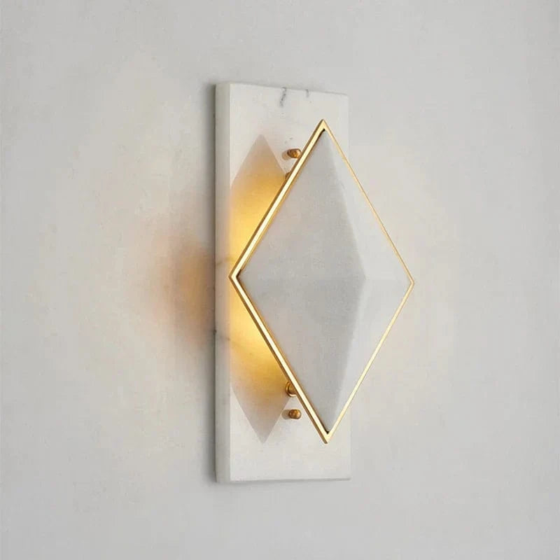 Applique murale LED moderne en marbre pour hôtel et café, style Internet. | Marco Lucetti