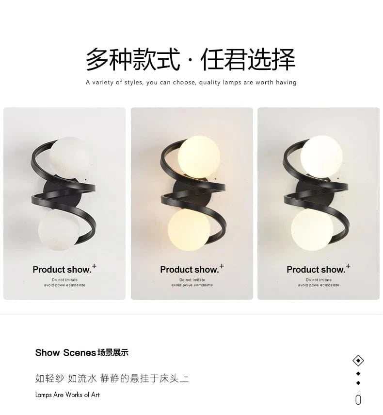 Applique murale LED moderne en verre pour un intérieur loft. | Marco Lucetti