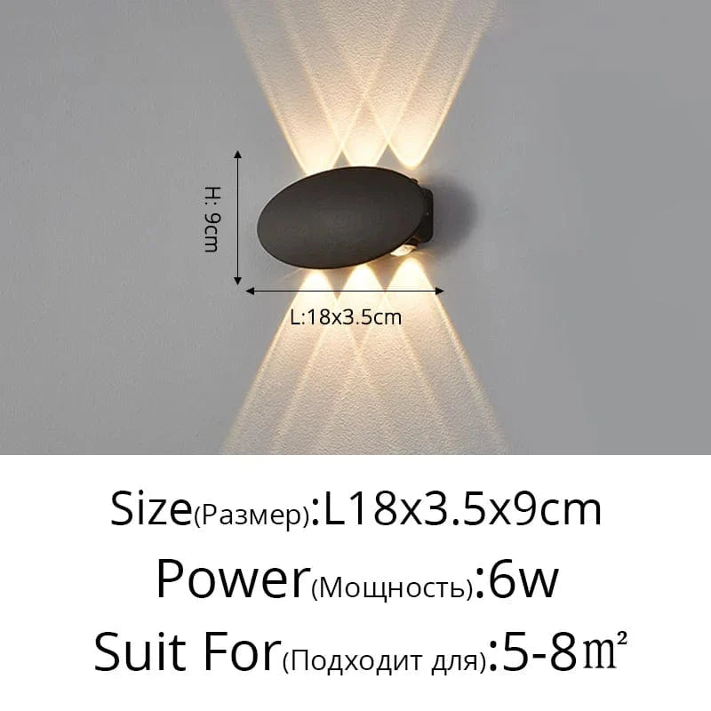 Applique murale LED Moderne Essentielle | Marco Lucetti Type C 4 têtes 4W 1