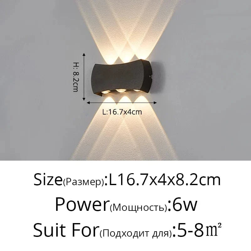 Applique murale LED Moderne Essentielle | Marco Lucetti Type D 4 têtes 4W 1