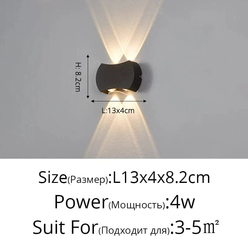 Applique murale LED Moderne Essentielle | Marco Lucetti Type D 4 têtes 4W